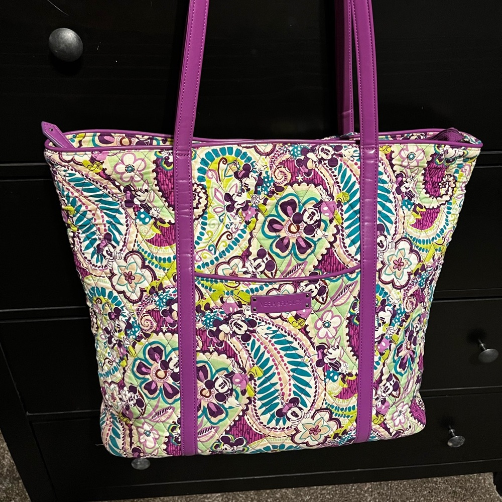 Disney Purple Plum Vera Bradley Weekender Tote Bag